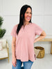 Softly Sunlit Top In Mauve