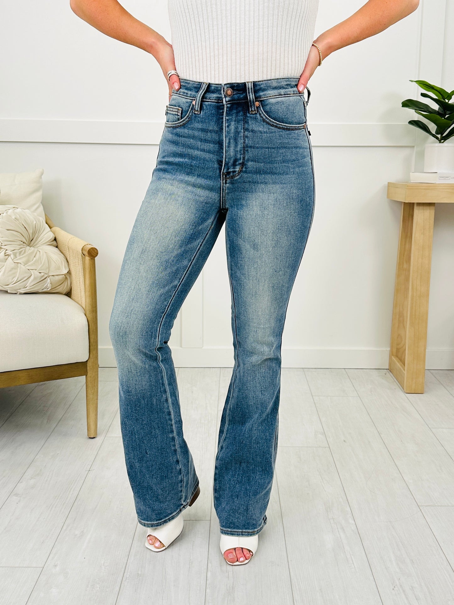 Third Time's The Charm Tummy Control Bootcut Jeans in Three Inseams