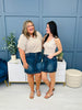 Judy Blue REG/CURVY Too Sweet Tummy Control Denim Skirt