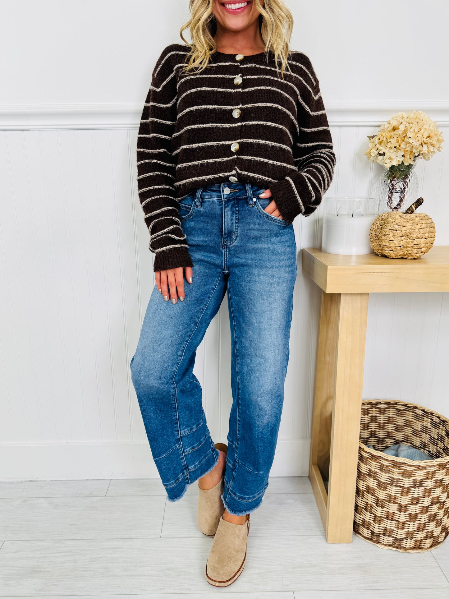 Be Basic Barrel Jeans with Tummy Control