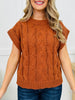 Woven Without Warning Sweater in Brown