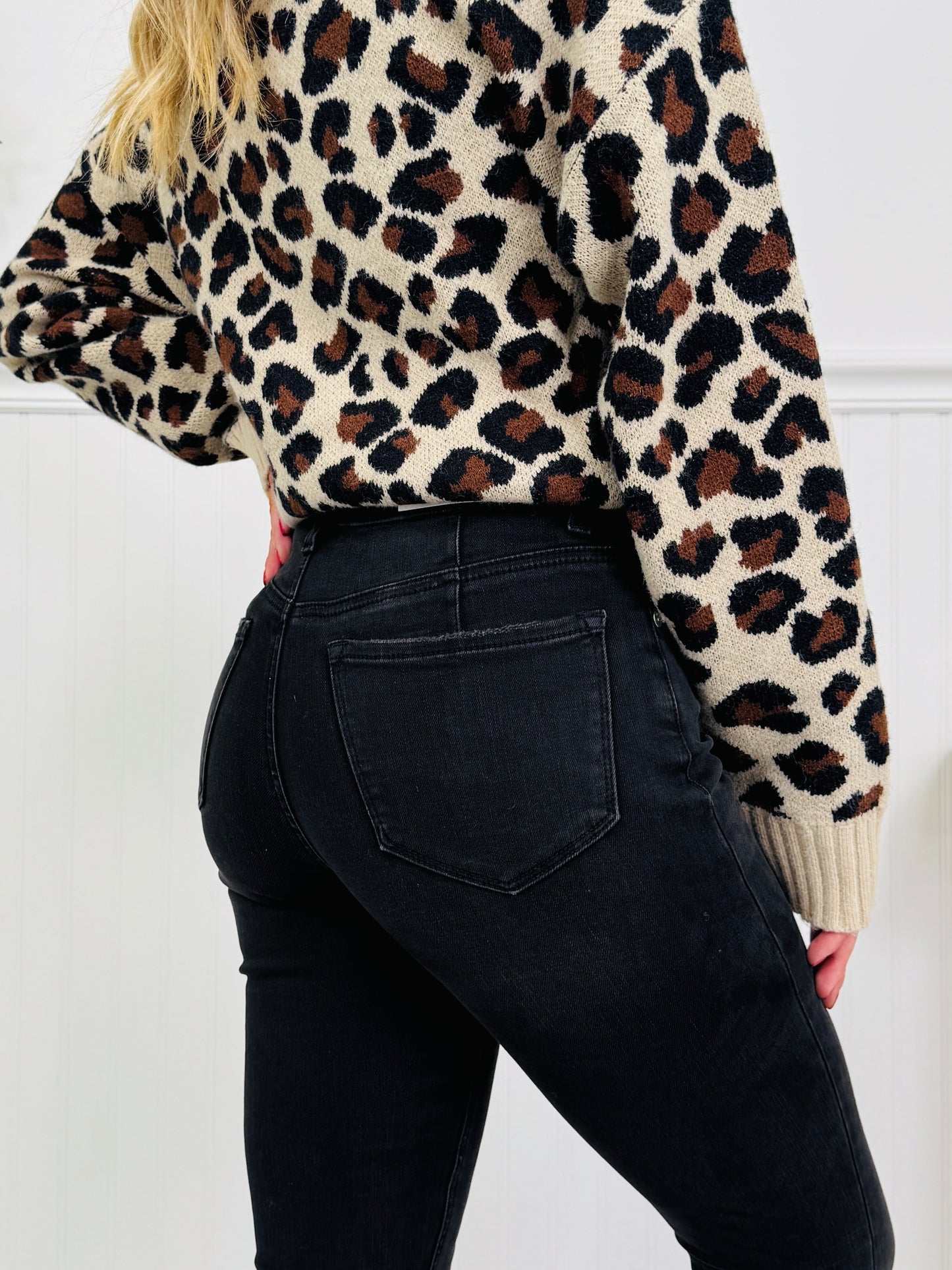 Black In Action Tummy Control Skinny Jeans In Multiple Inseams