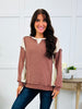 Café Cozy Sweatshirt In Nutmeg