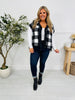 Plaid To Perfection Vest In Black