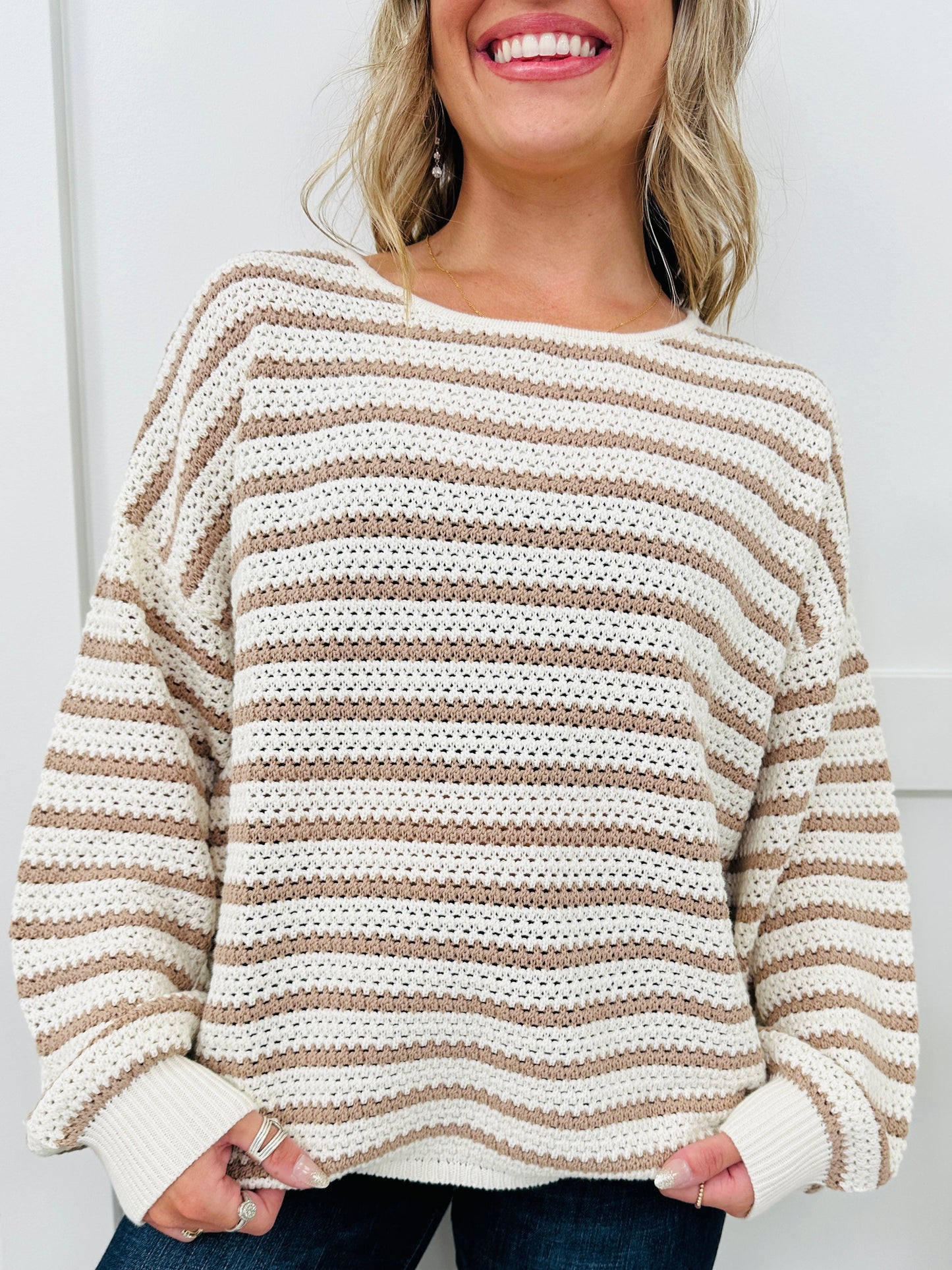 Staying On Trend Sweater- Multiple Colors!