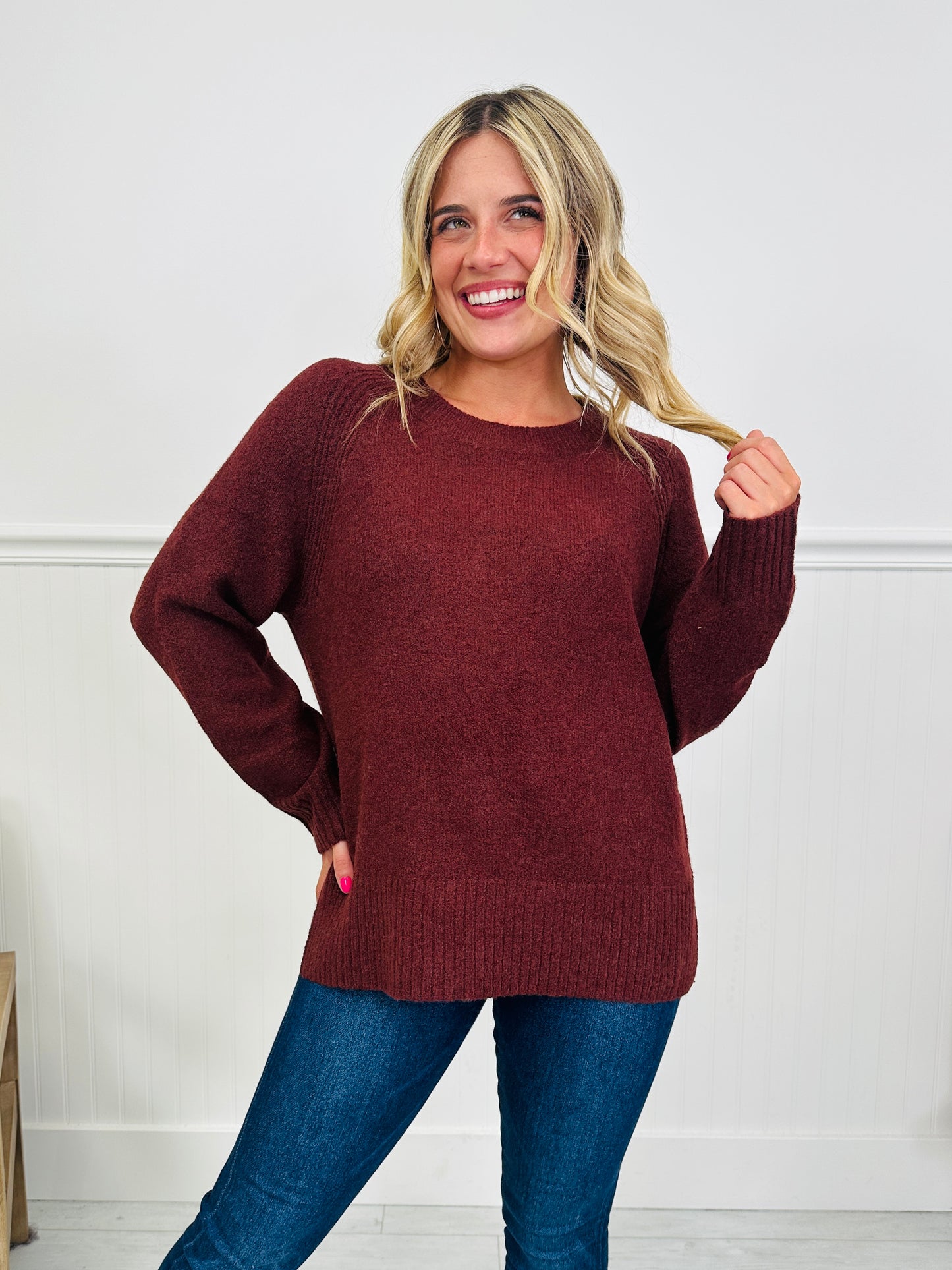 Falling For Cozy Sweater-- Multiple Colors!