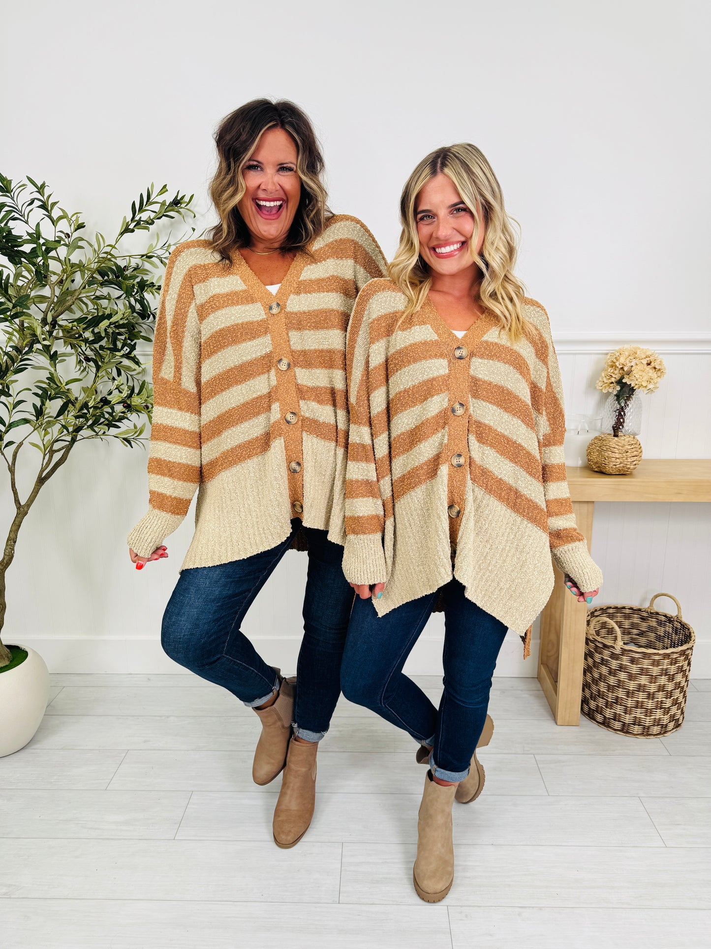 Cozy Comes Easy Cardigan In Taupe