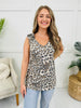 Ruffled Wild Side Tank Top
