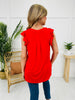 Ruffle Effect Top- Multiple Colors!