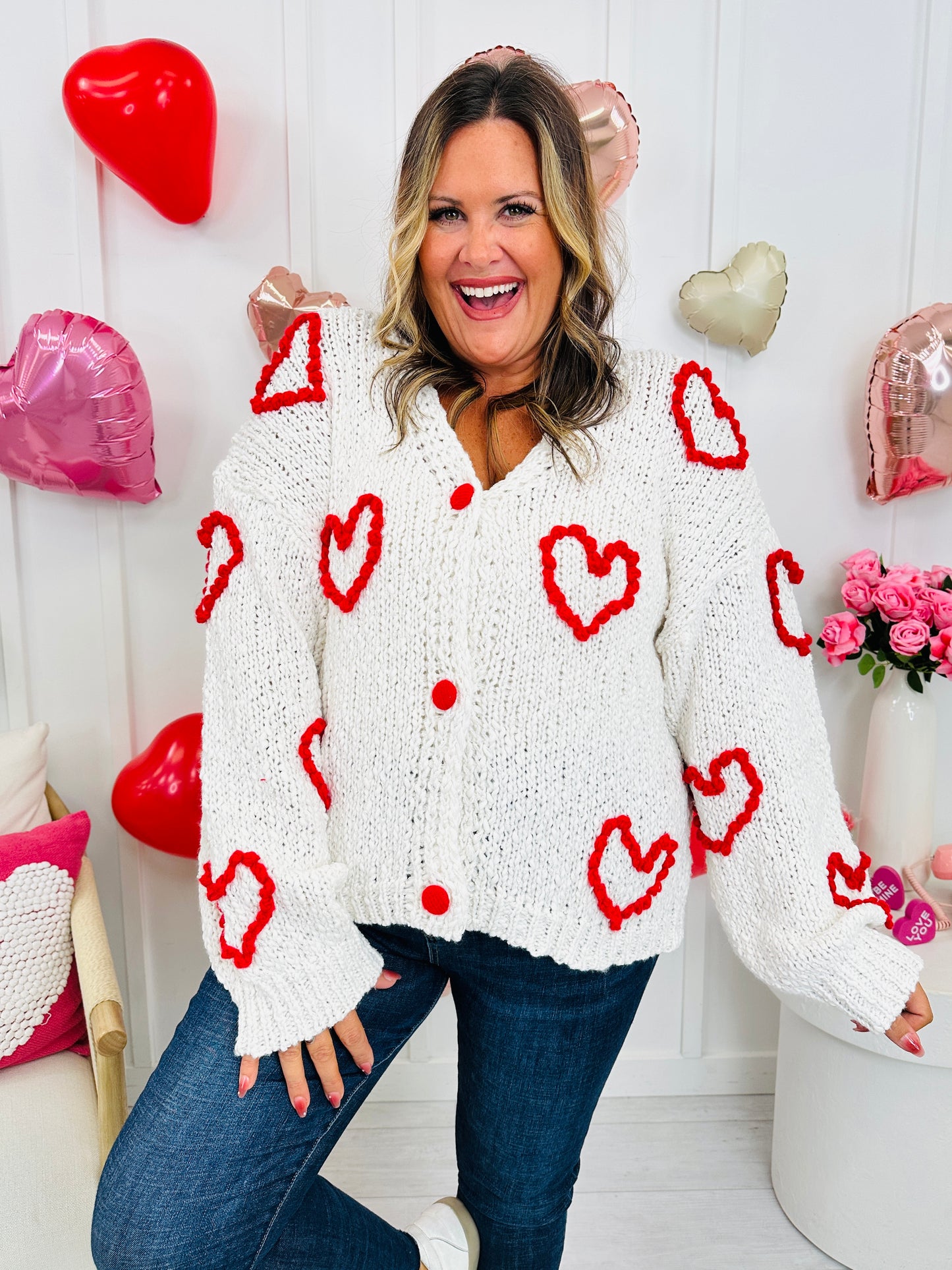 Wearing My Heart On My Sleeve Cardigan