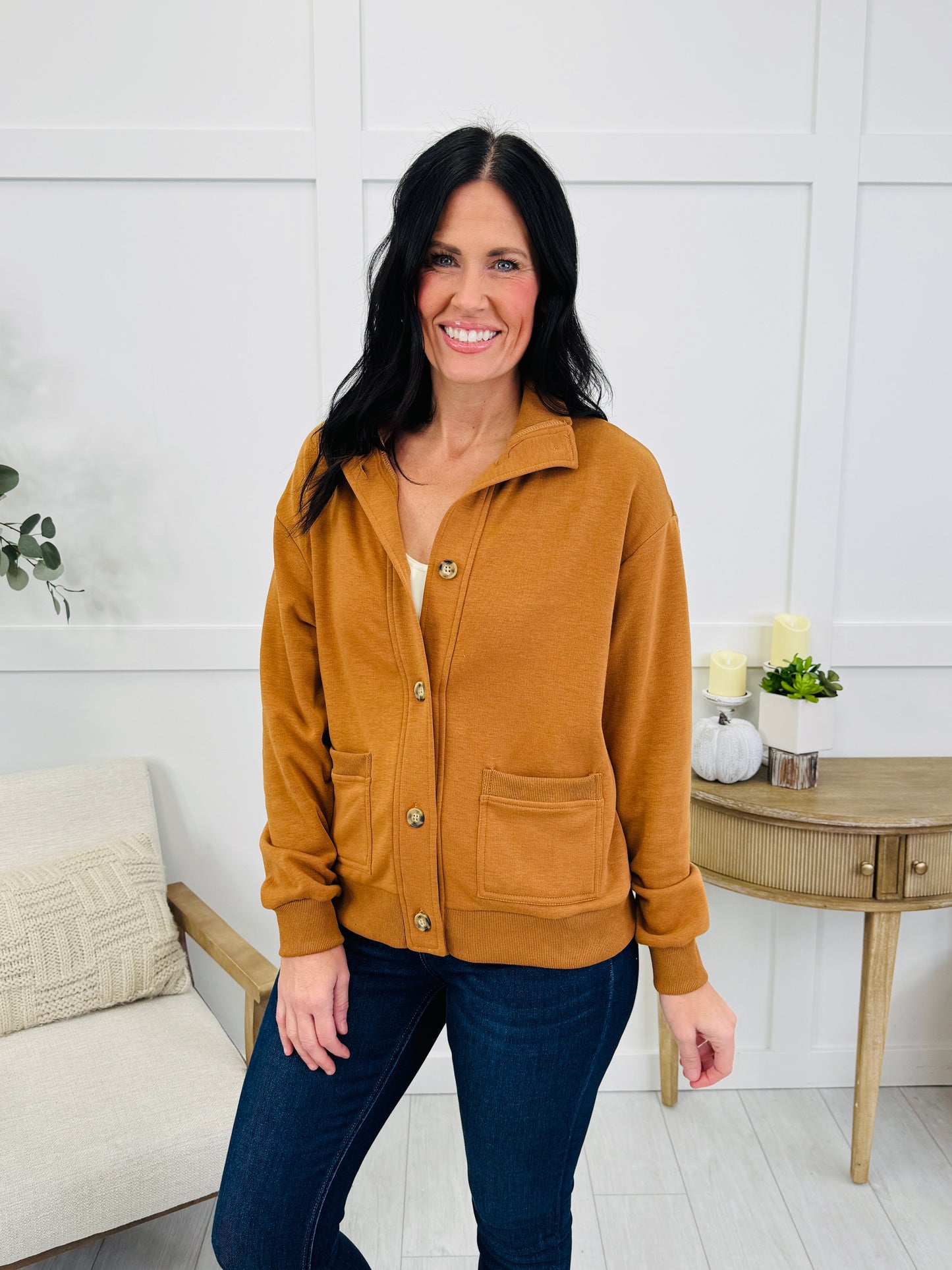 Maple Street Jacket In Camel
