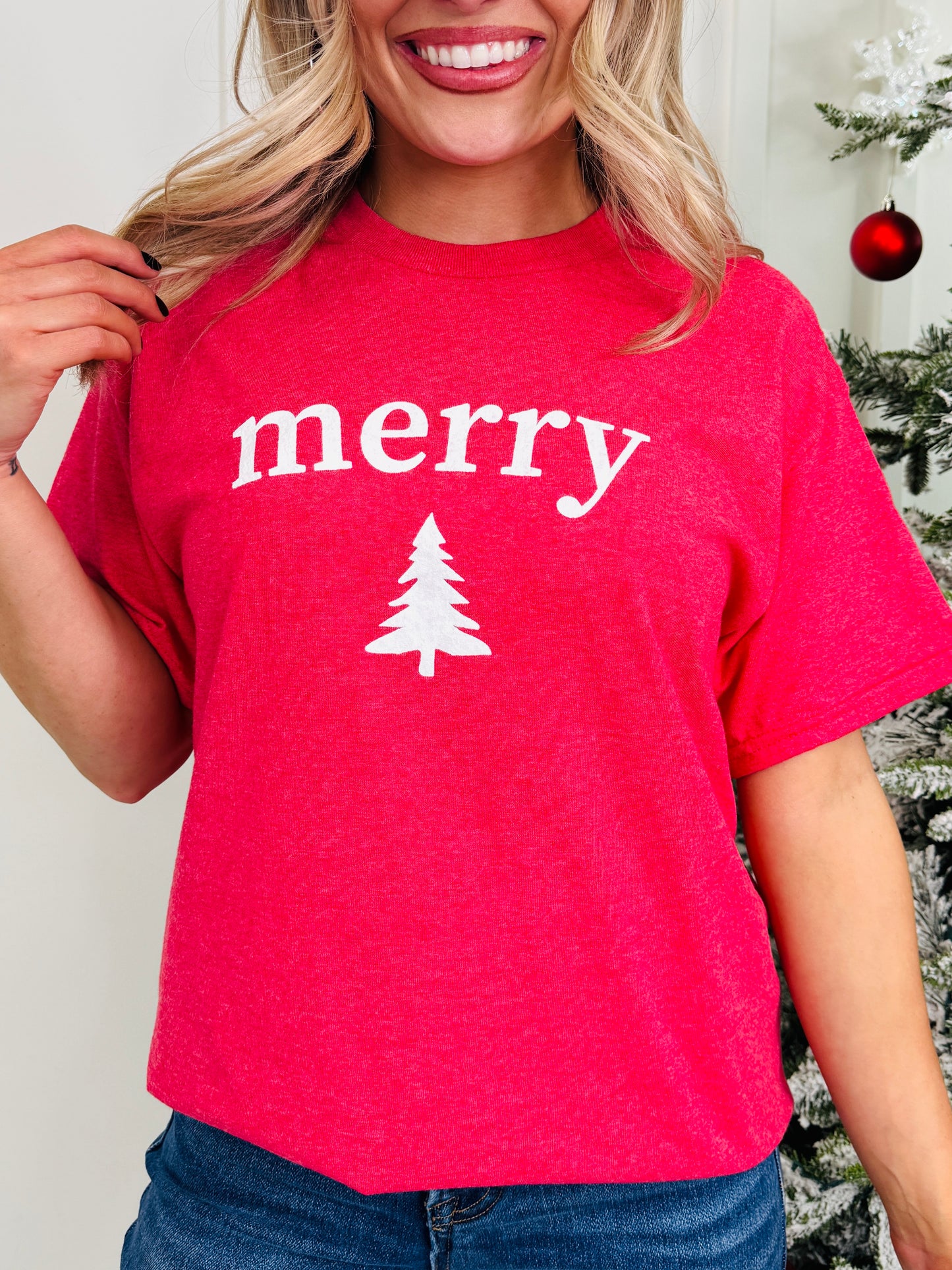 Merry Little Tree Graphic Tee