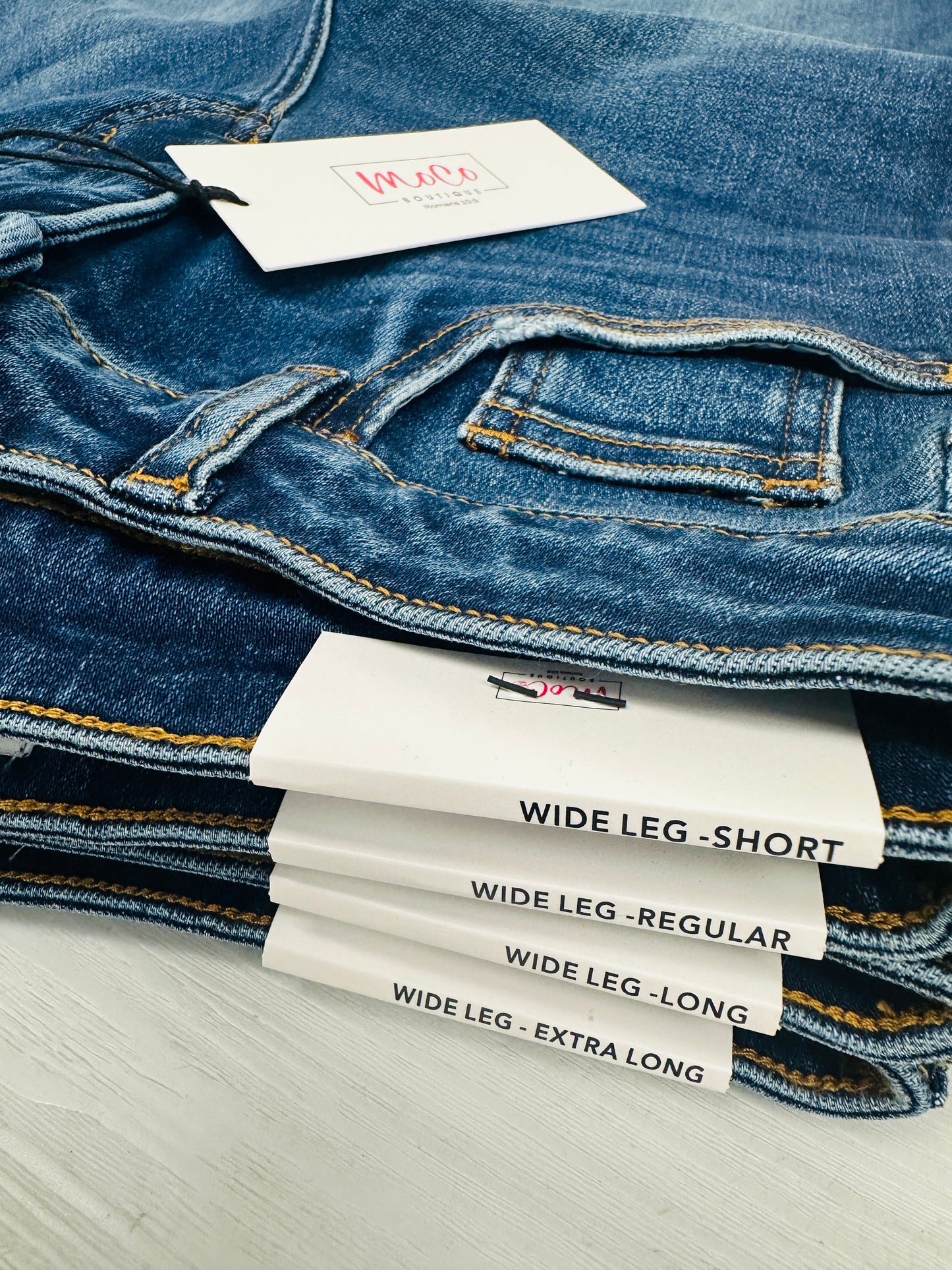 With You In Mind Wide Leg Tummy Control Jeans in Four Inseams