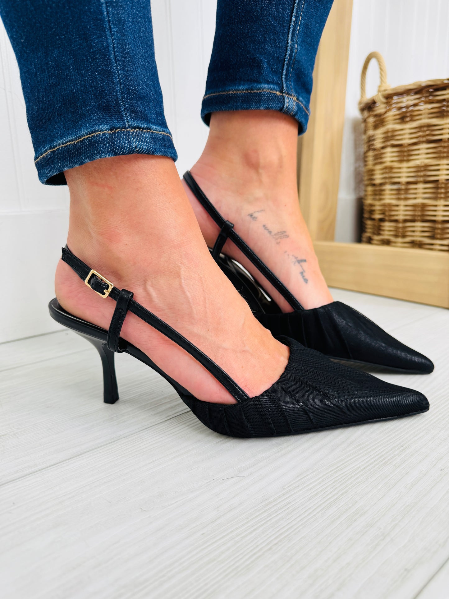 City of Lights Heels In Black
