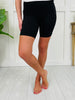 Classic Comfort Biker Shorts in Black