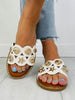 Shell Yeah Baby Sandals In White