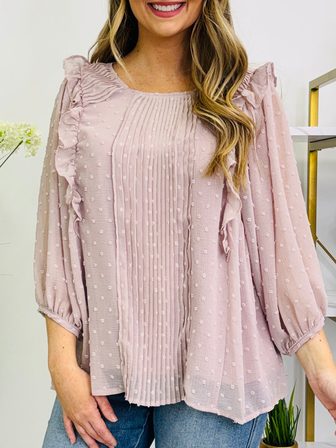 Flirty Frills Top in Multiple Colors