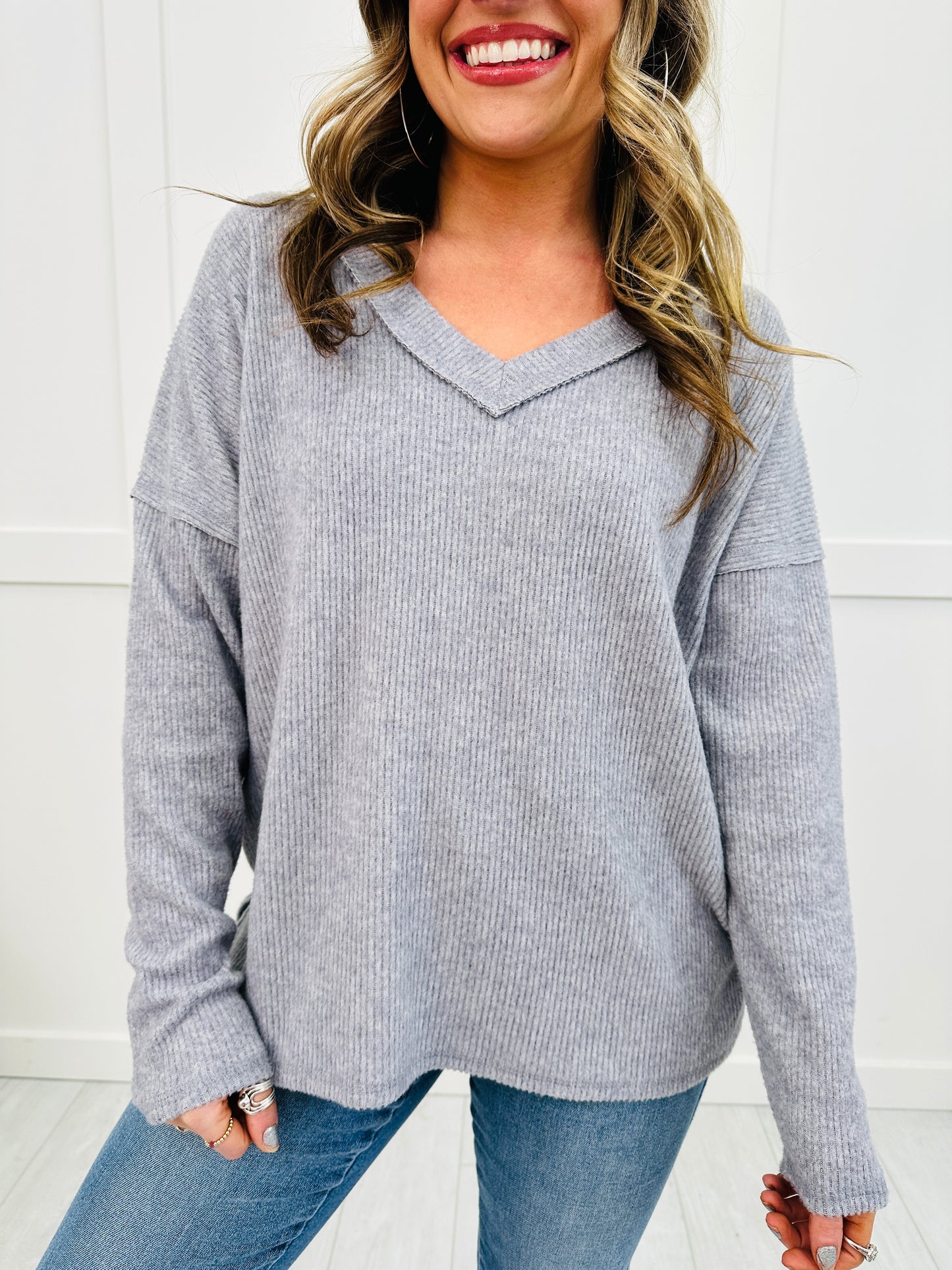 DOORBUSTER! REG/CURVY All Day Ease Top- Multiple Colors!