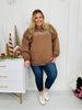 Snowy Gingerbread Graphic Crewneck Sweatshirt