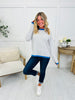 Happy Harbor Top In H.Grey/ Blue