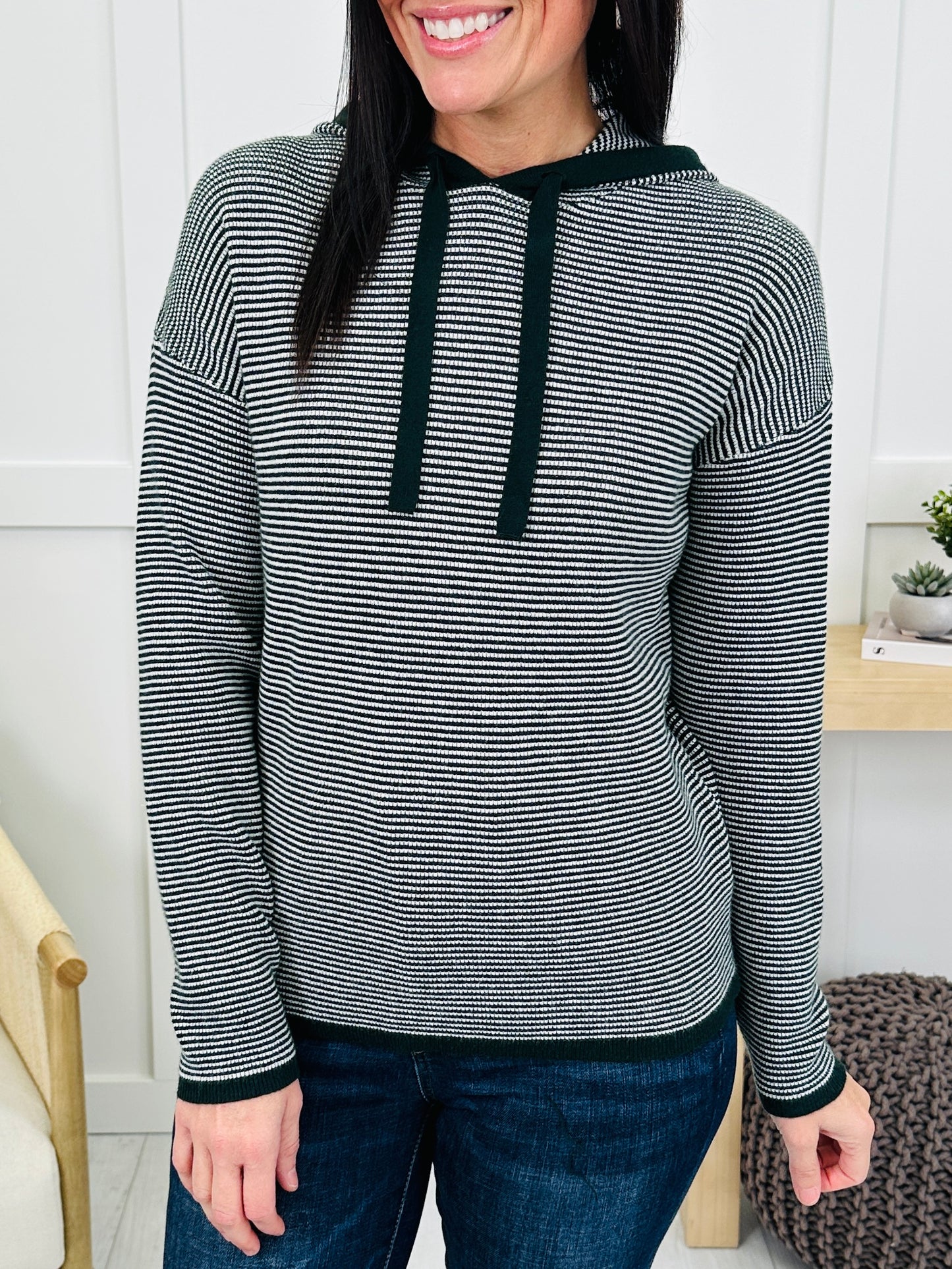 Sweet On Repeat Pullover in Forest