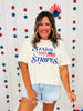 Stars And Stripes Boxy Graphic Tee