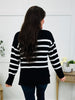 DOORBUSTER! Never Out Of Line Sweater in Black/Ivory
