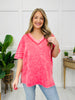 Victorious Comfort Top In Washed Coral