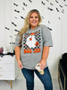 Boo-Jee Checkered Graphic Tee