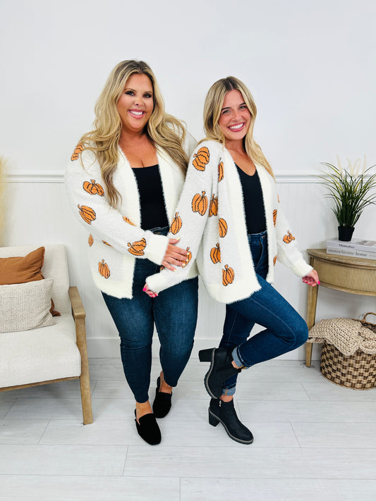 Falling For Pumpkins Cardigan