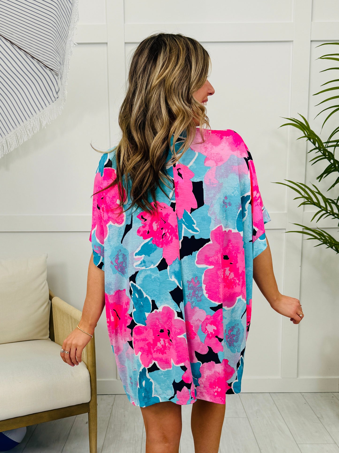 Multi Floral Print Swimsuit Cover Up