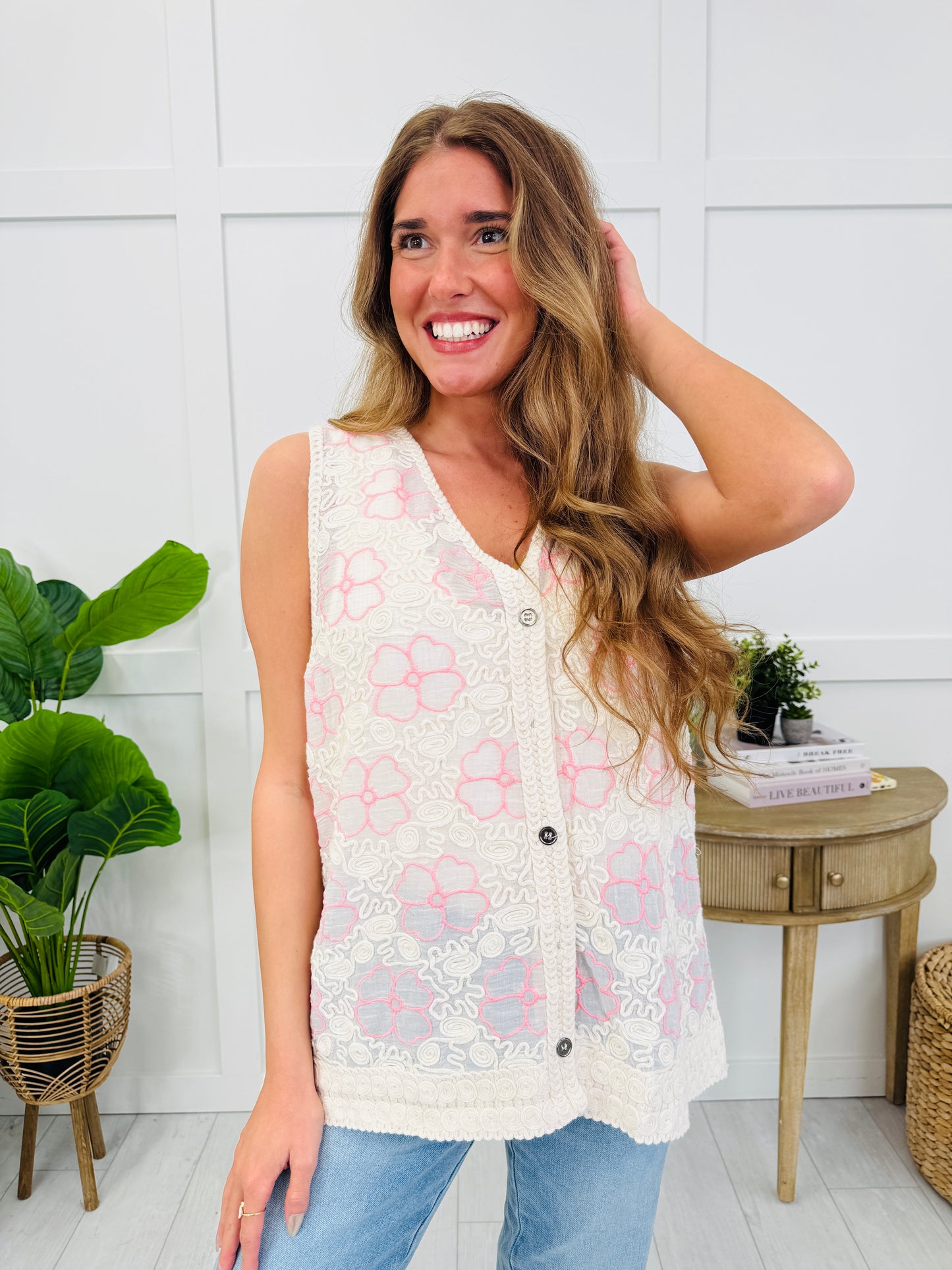 Written in Linen Tank Top
