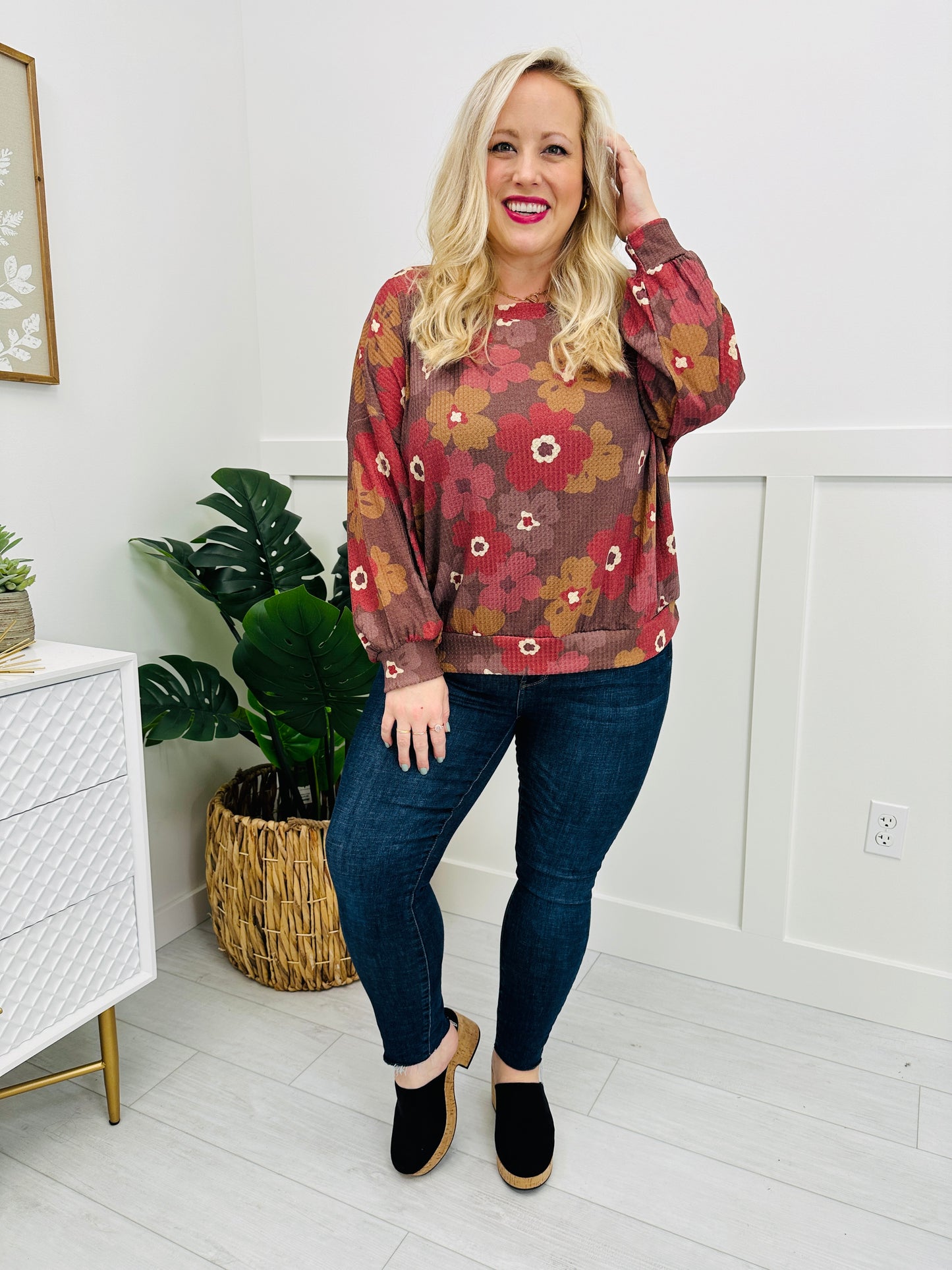 REG/CURVY Harvest Petals Pullover