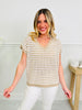 Nautical Knit Top In Multiple Colors