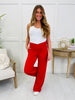 Last Minute Plans Pants In Red