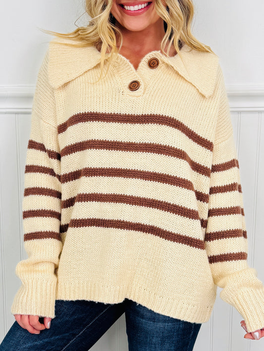 Color Me Cozy Sweater In Tiramisu