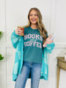 Books And Coffee Graphic Tee