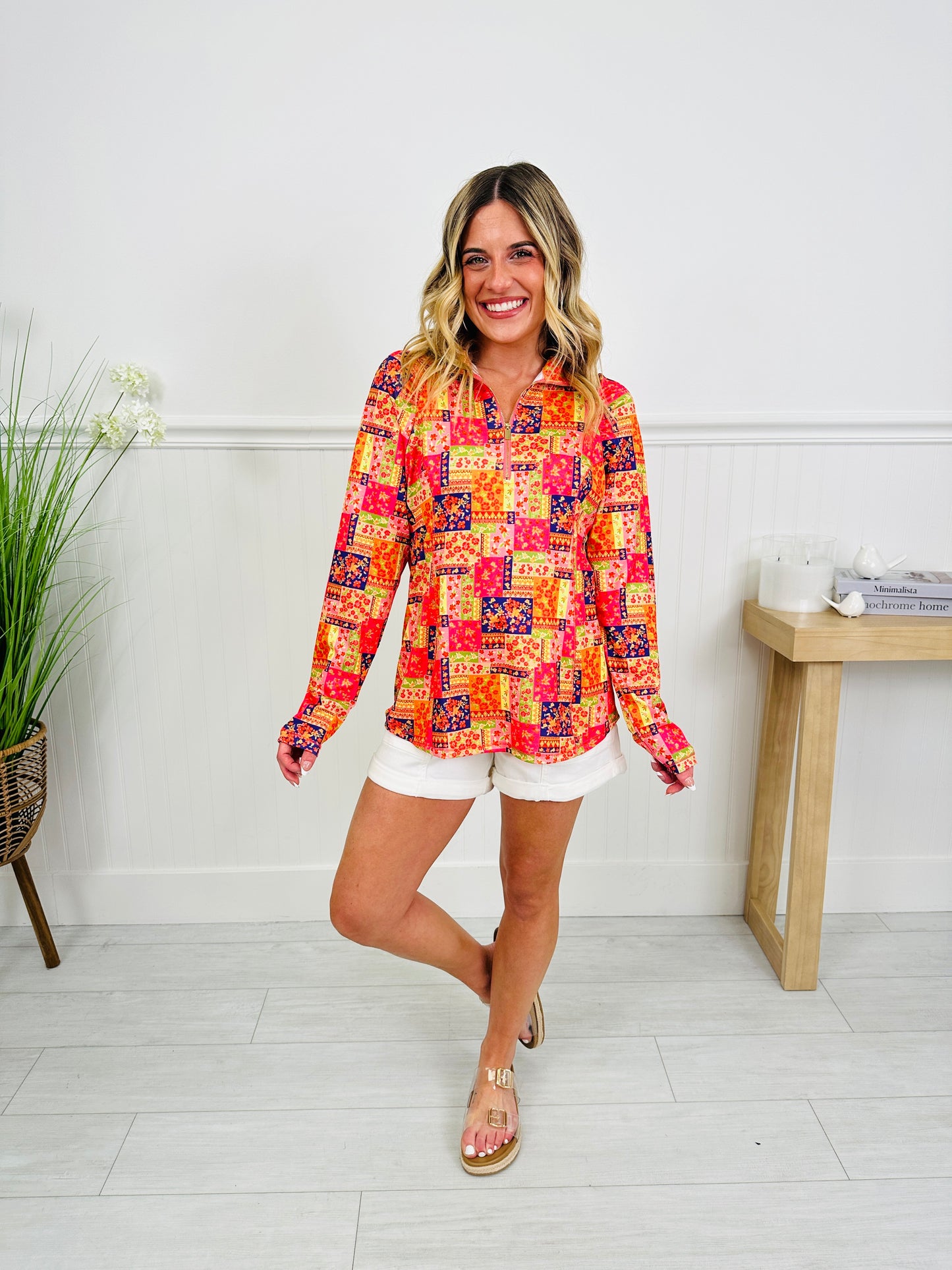 Where Spring Begins Top in Wilmington Print