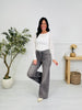 Into The Grey Tummy Control Wide Leg Jeans In Multiple Inseams