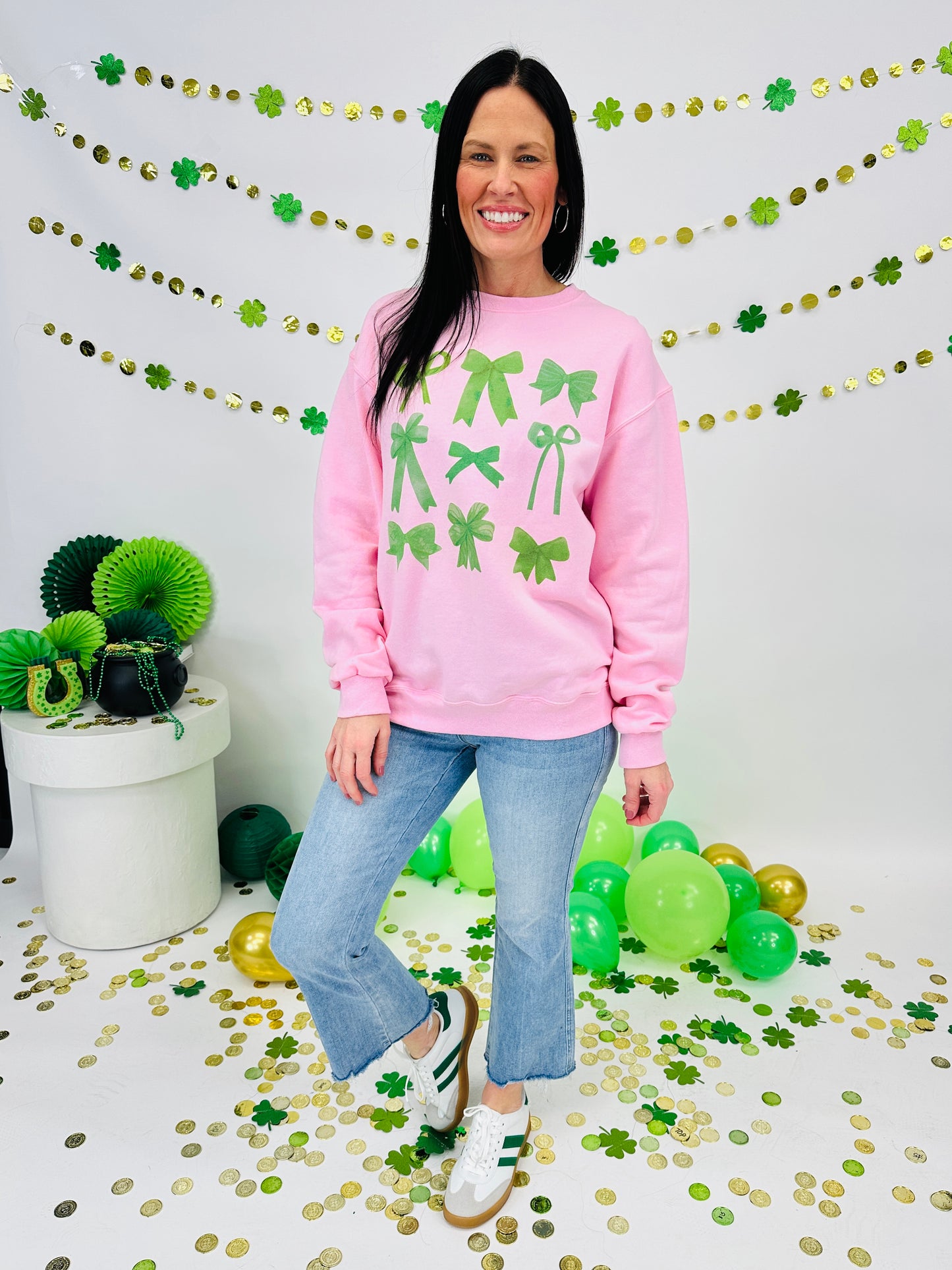 Tied Up In Luck Graphic Sweatshirt