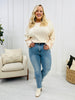 Judy Blue All Frayed Up Slim Fit Jeans in Reg/Curvy