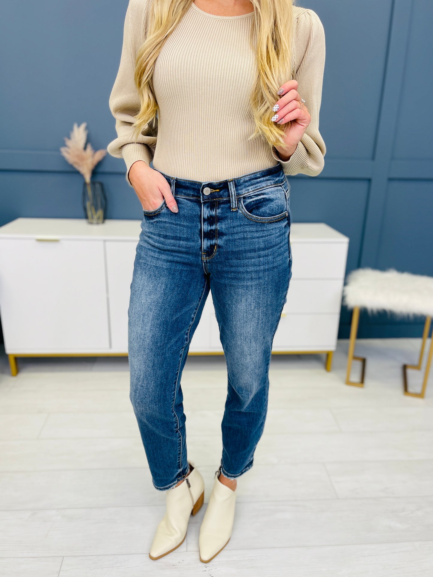 Judy Blue Plus/Reg Your Favorite Boyfriend Jeans