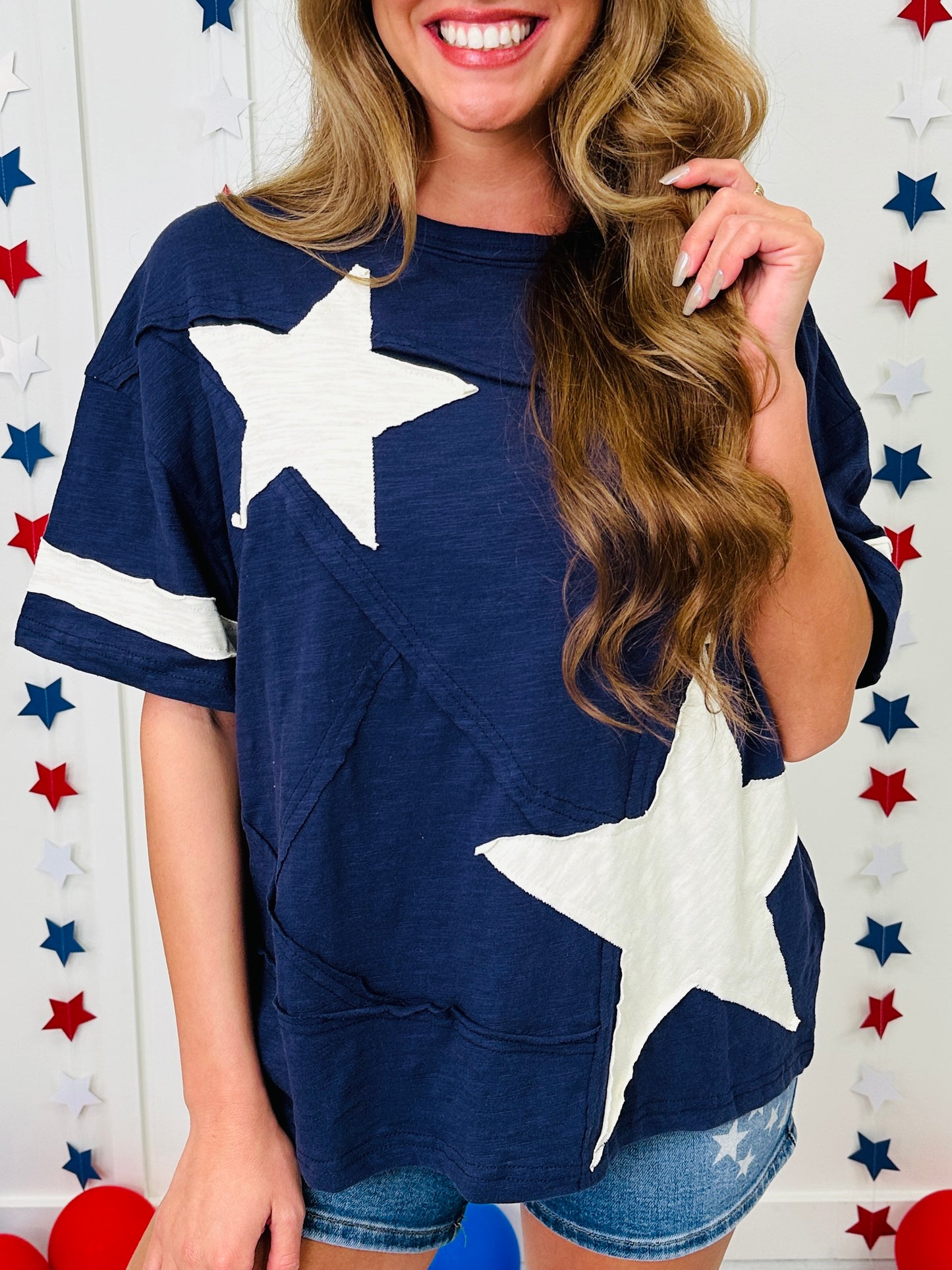 Starline Revival Top In Navy