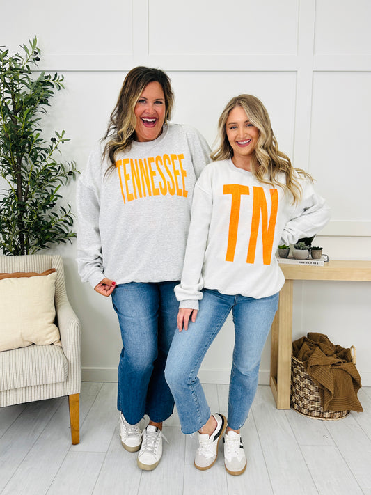 Tennessee Reversible TN Graphic Crewneck Sweatshirt