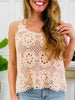 Soft Petal Crochet Top
