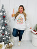 Merry And Caffeinated Graphic Crewneck Sweatshirt