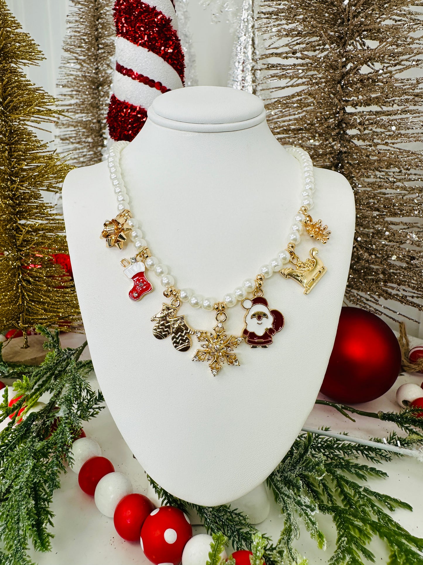 Sweet Like Christmas Charm Necklace