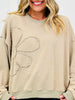 Easy Daisy Top In Lt Olive