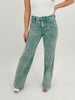 Judy Blue Shamrock & Roll Dad Jeans