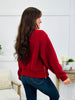 Weekend Warmth Pullover In Burgundy